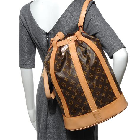 louis vuitton monogram canvas randonnee gm backpack bag|louis Vuitton Monogram ellipse backpack.